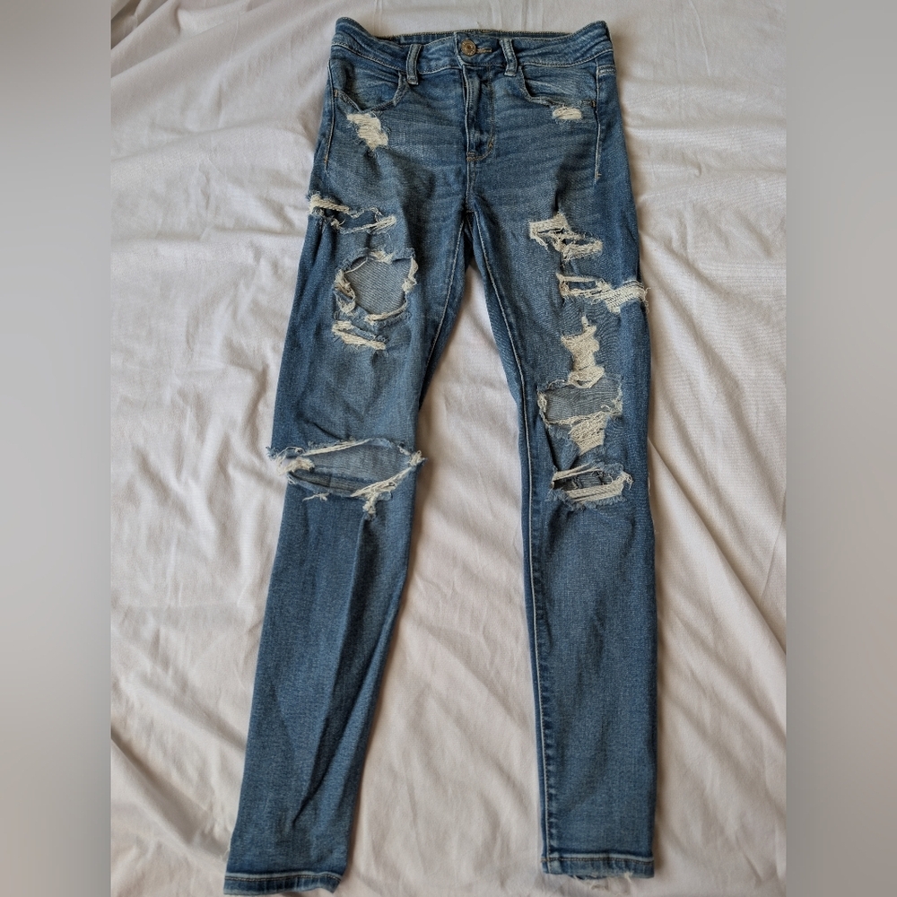 American Eagle NE(X)T LEVEL STRETCH hi Rise Jegging Jeans Size 6
